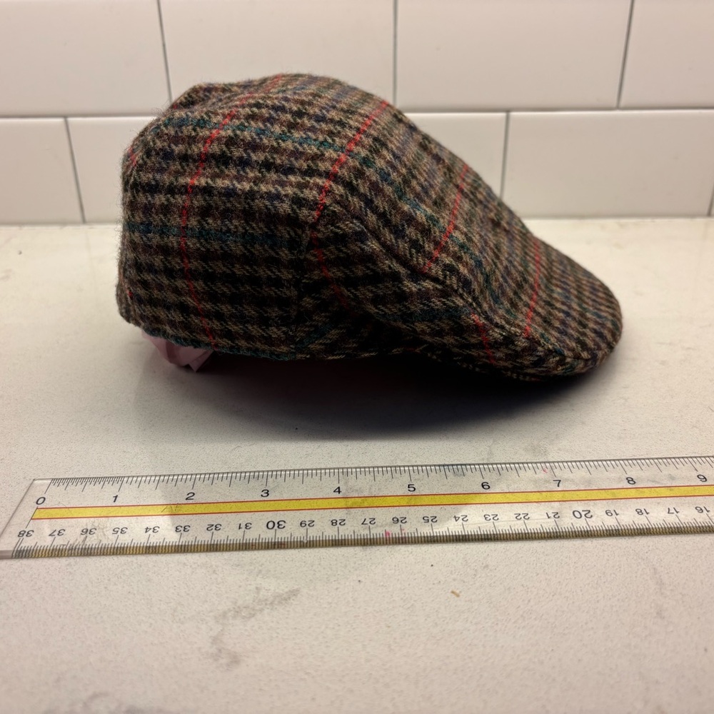 Brown Oxford Wool Cap 7 1/2 & Grey Kangol Cap L